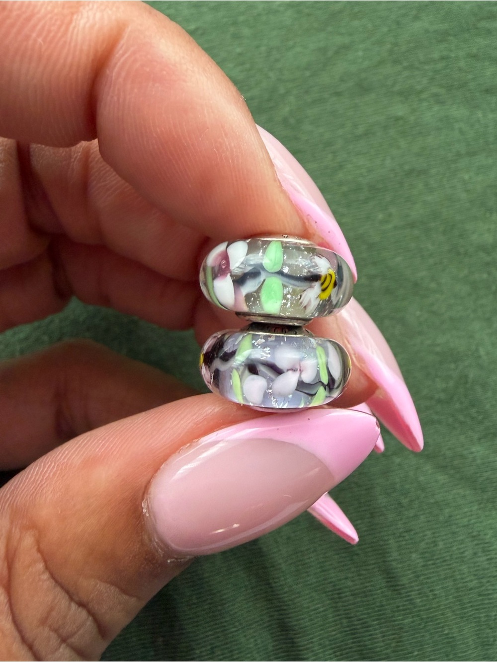 (Hard to find) Pandora Enchanted Garden Muranos